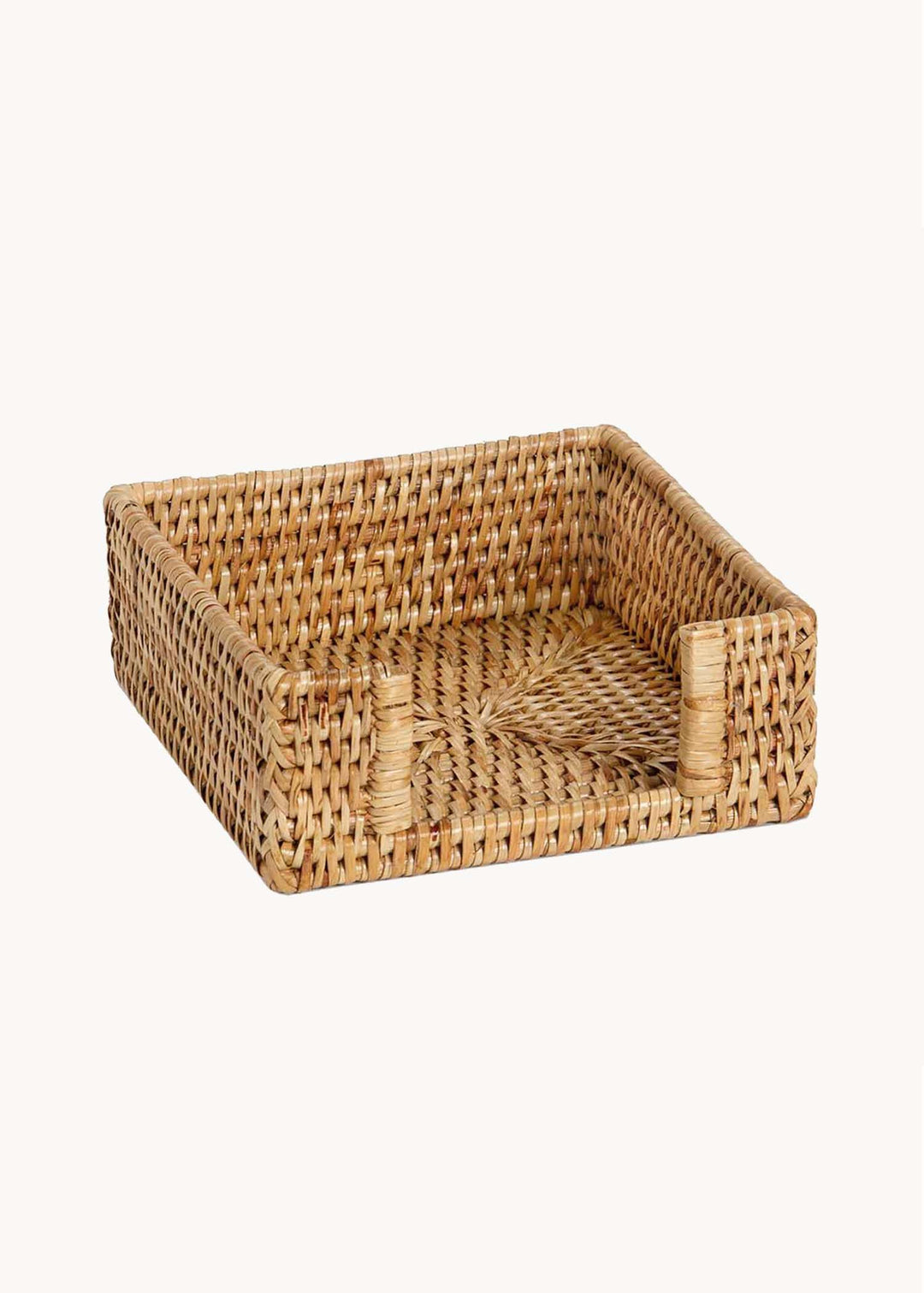 Serviettenhalter aus Rattan, handgefertigt