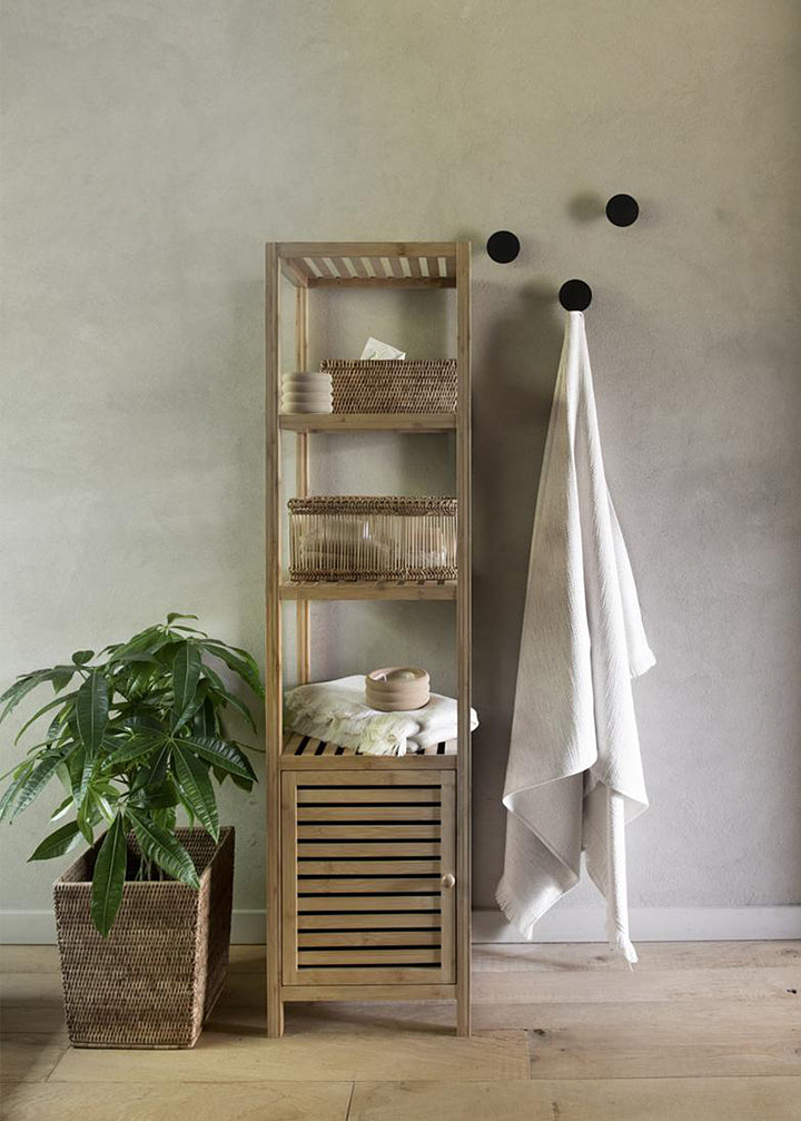 Aufbewahrungskorb Gia aus handgewebtem Rattan