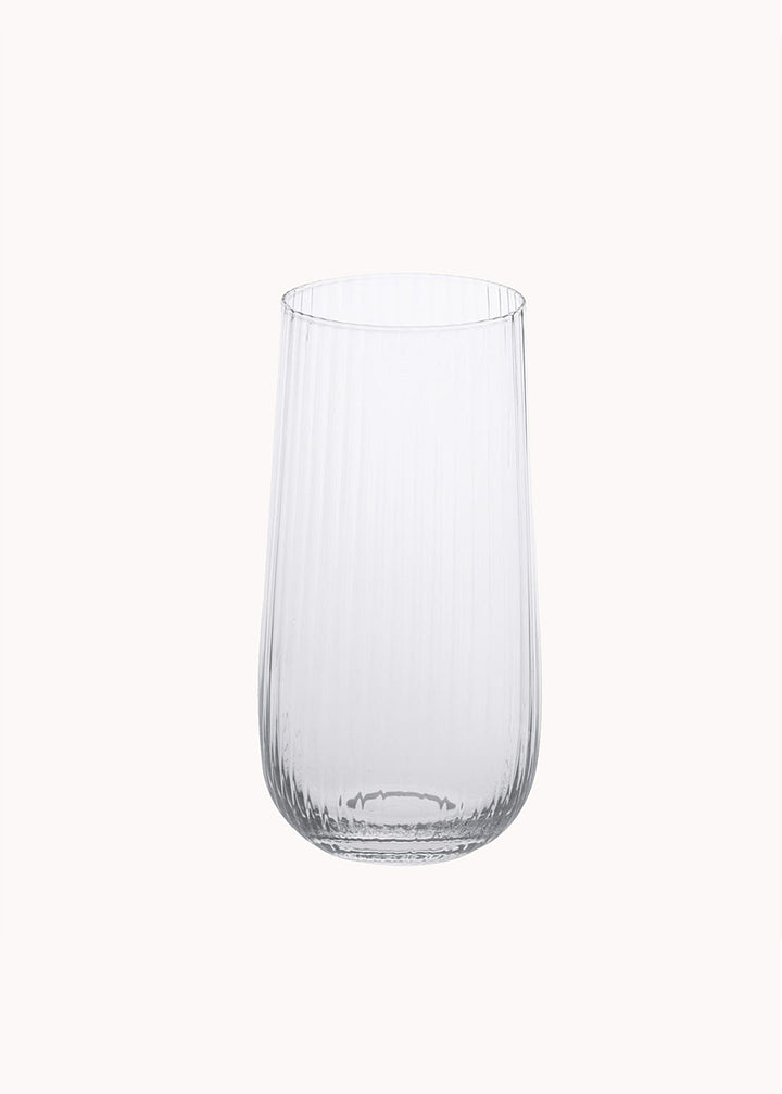 Milan Trinkgläser im Streifen-Design, 6er-Set (450 ml)