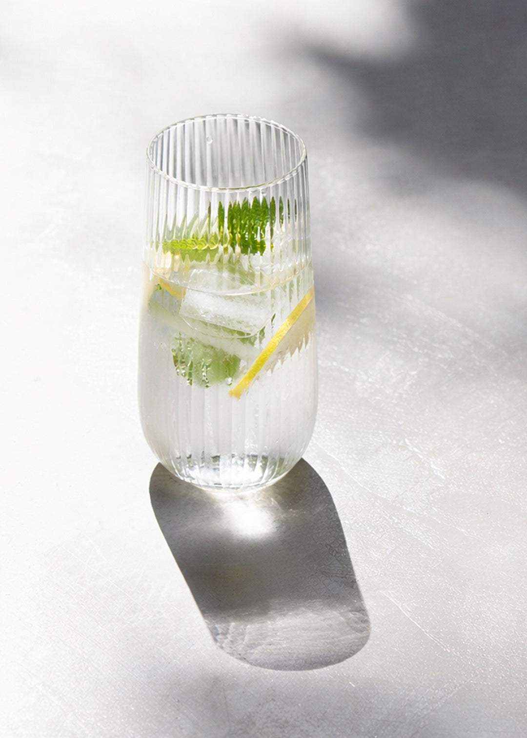 Milan Trinkgläser im Streifen-Design, 6er-Set (450 ml)