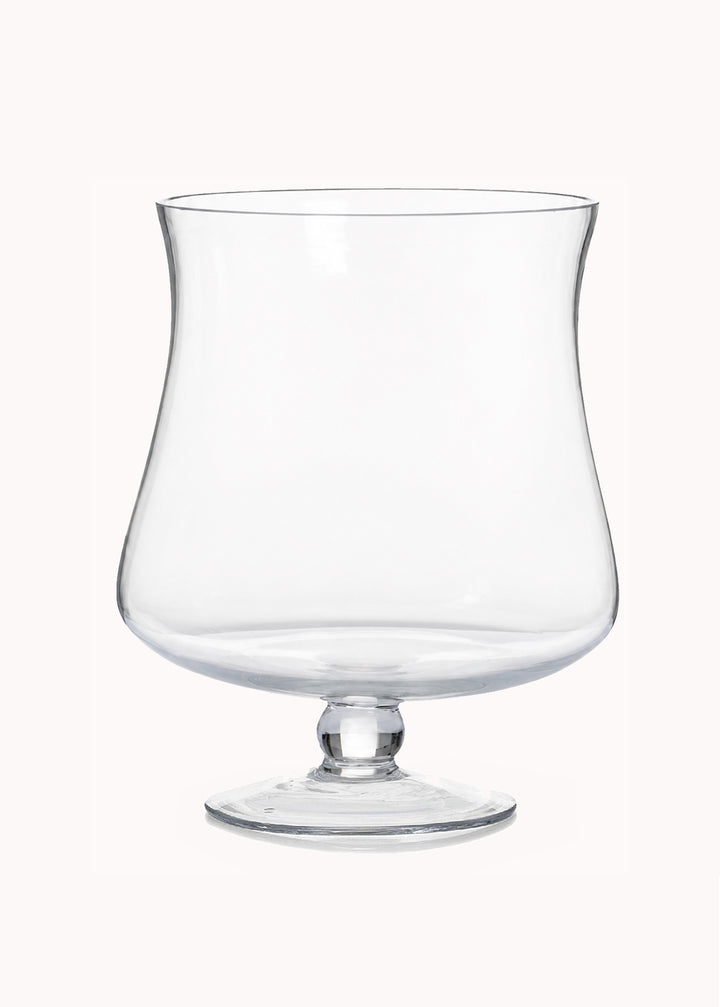 Grosse Naomi Vase & Kerzenhalter in einem, aus Glas