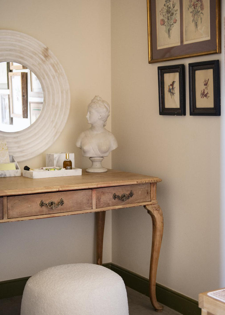 Organizer-Tablett aus Polyresin in Marmoroptik