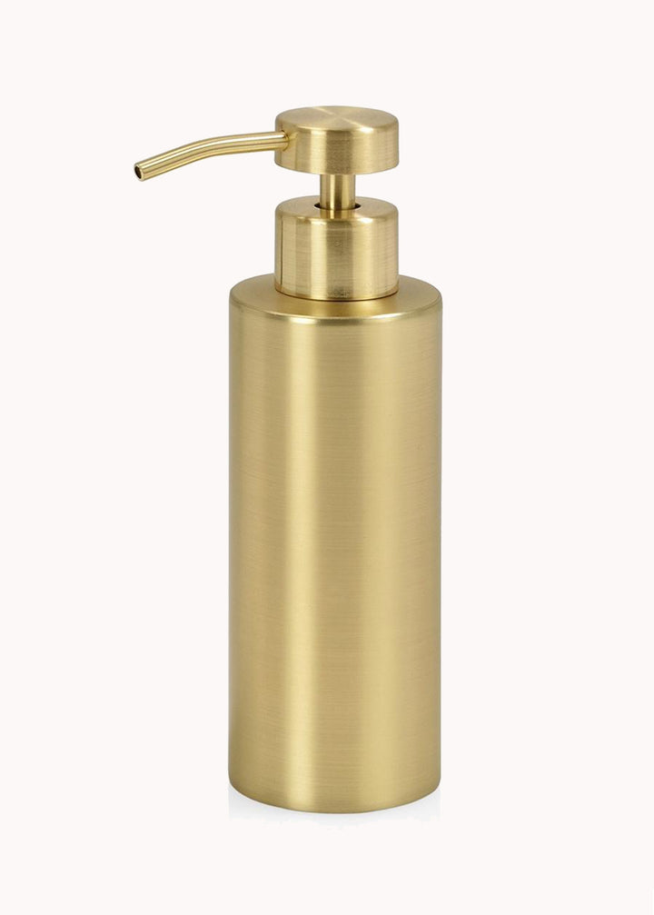 Seifenspender aus Edelstahl, goldfarbig