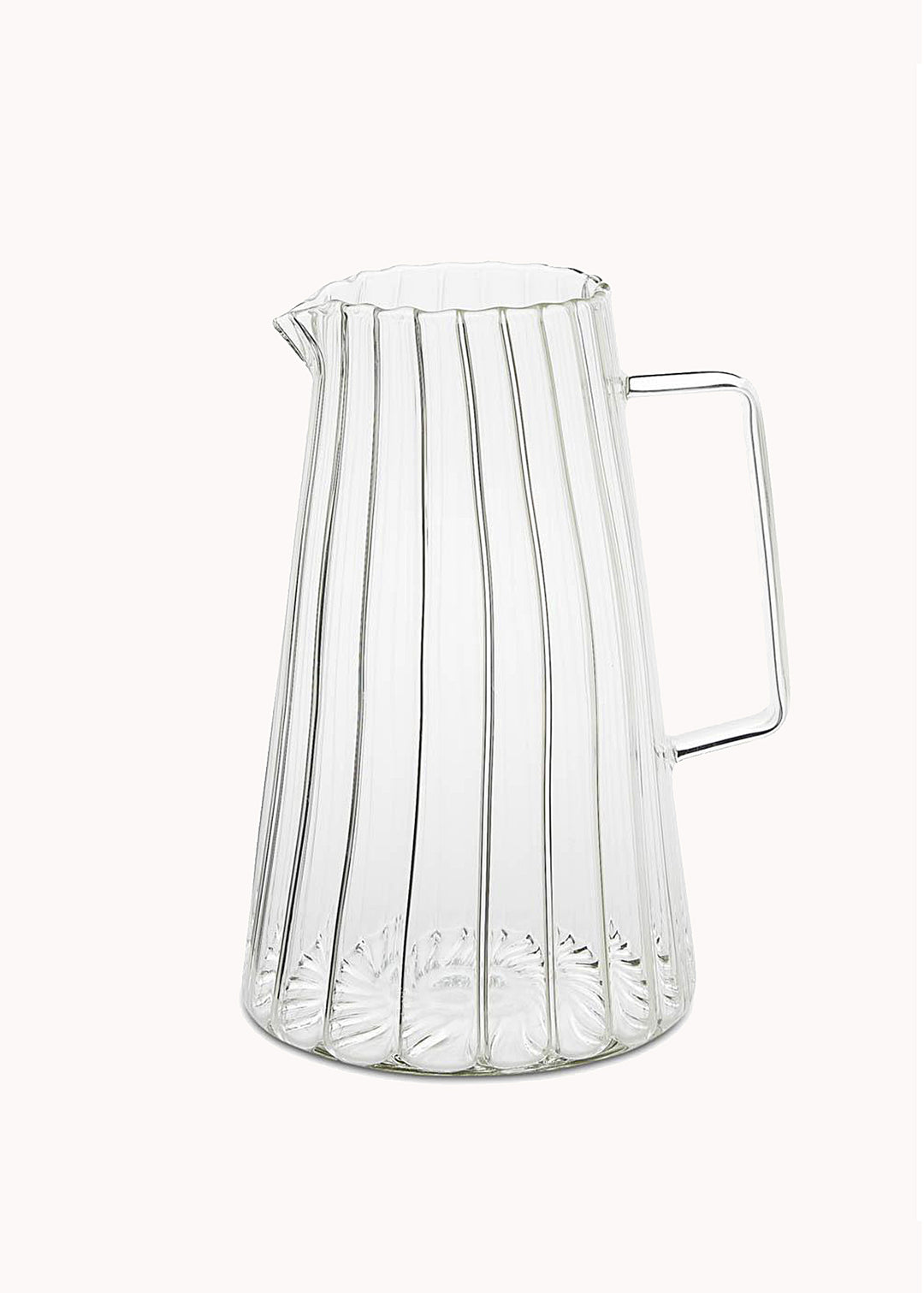 Stripes Wasserkrug aus Borosilikatglas, 1 Liter