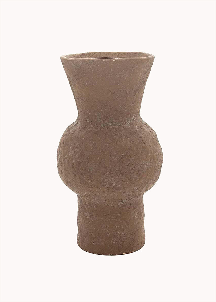 Vase Lira aus Keramik, braun