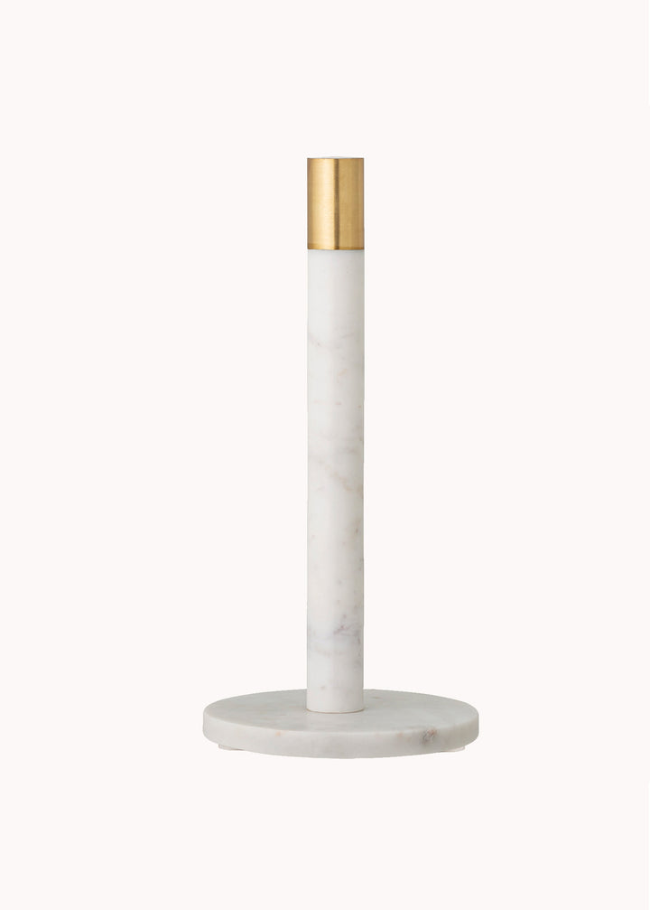 Weisser Marmor-Küchenrollenhalter