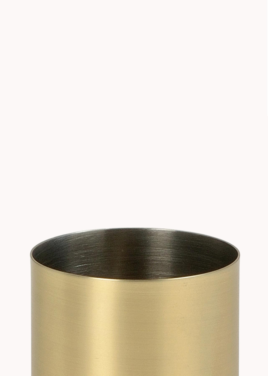 Zahnbürstenhalter aus Edelstahl, goldfarbig