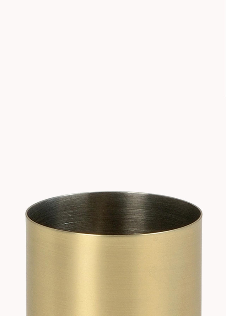 Zahnbürstenhalter aus Edelstahl, goldfarbig